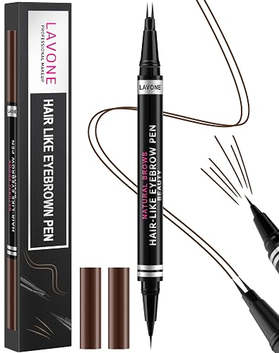 LAVONE 2-in-1 Waterproof Eyebrow Pencil with Brush - Espresso