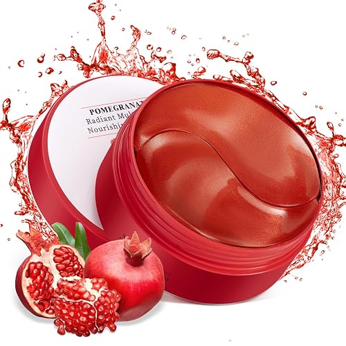 LAVONE Eye Mask, 30 Pairs Red Pomegranate Under-Eye Patches